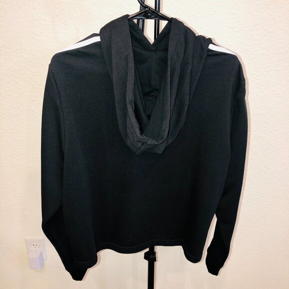 Adidas Essentials 3 - Stripe Crop Hoodie - Picture 4 of 6